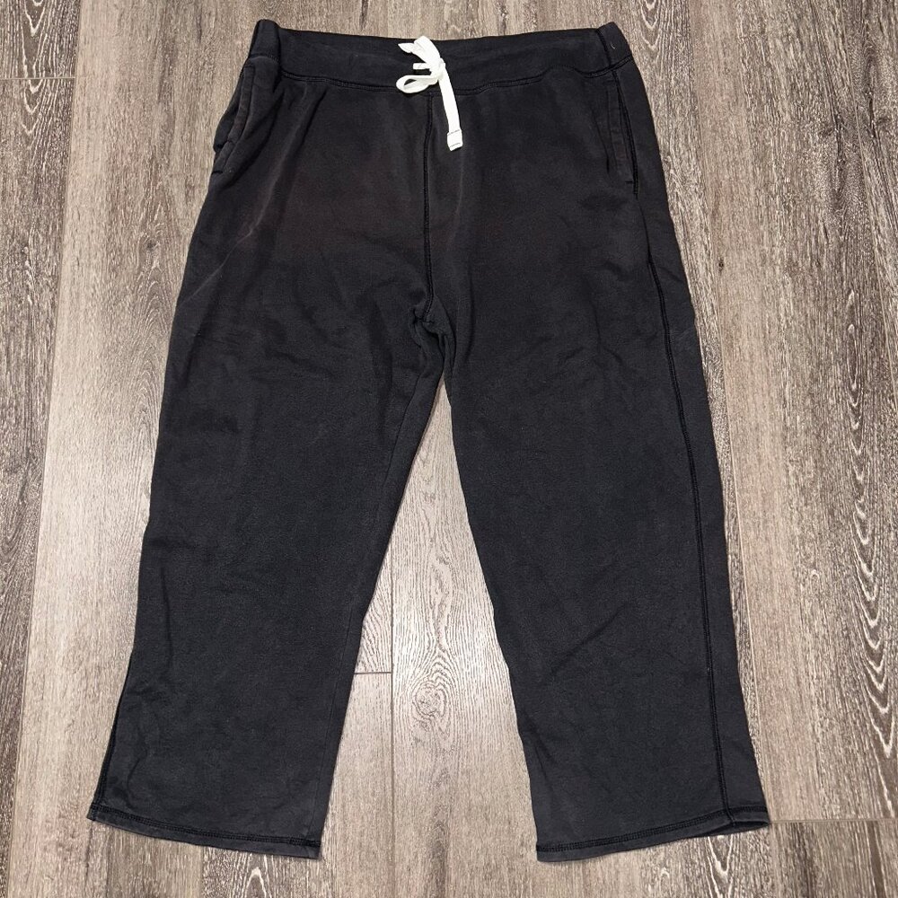 Black Old Navy Athletic Drawstring Sweatpants Mens Size 2XL XXL Back Pocket
